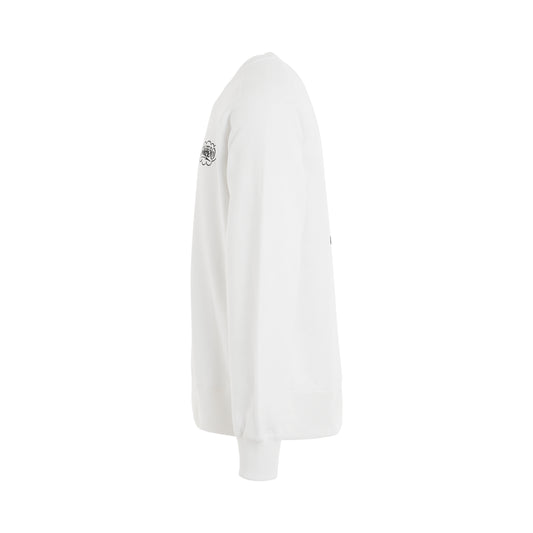 Eric Haze Onekindword Pullover in White