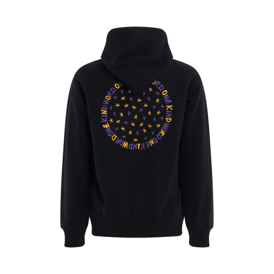 Eric Haze Circle Star Hoodie in Black