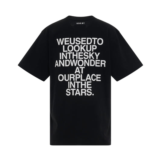 Quote Graphic T-Shirt in Black