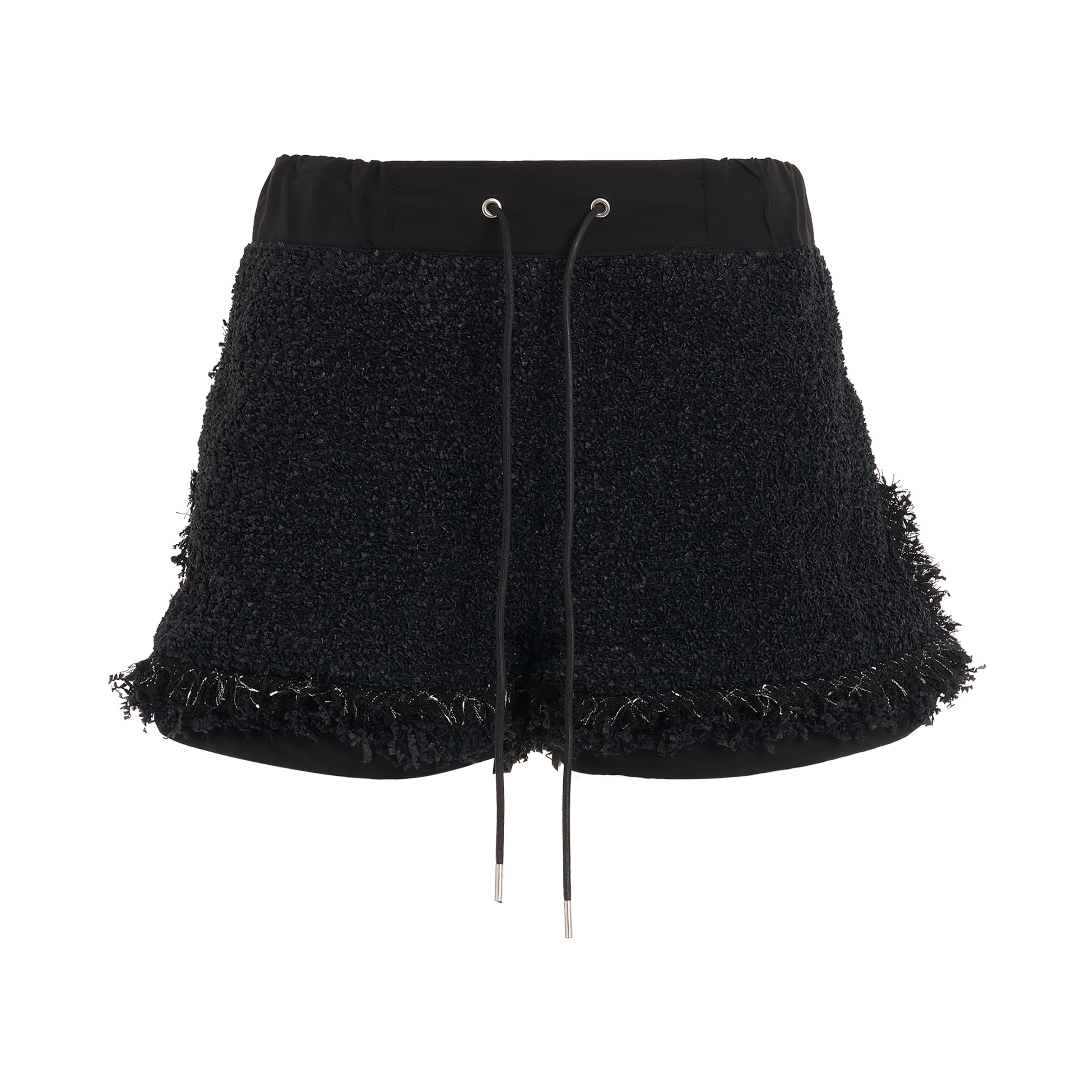 Tweed Shorts in Black