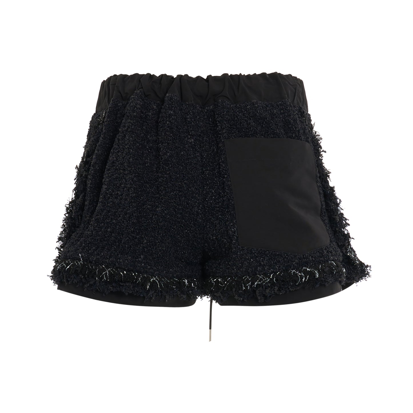 Tweed Shorts in Black