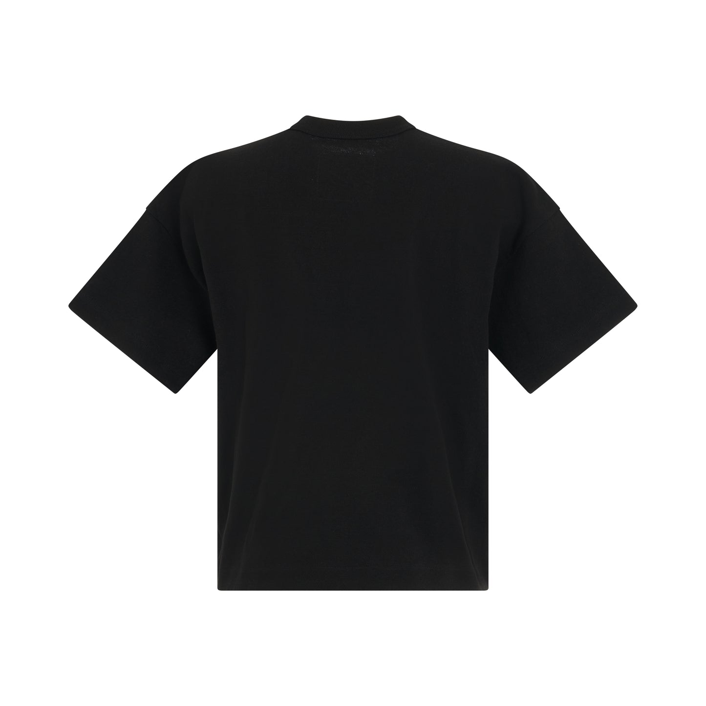 S Cotton Jersey T-Shirt with Pocket in Black