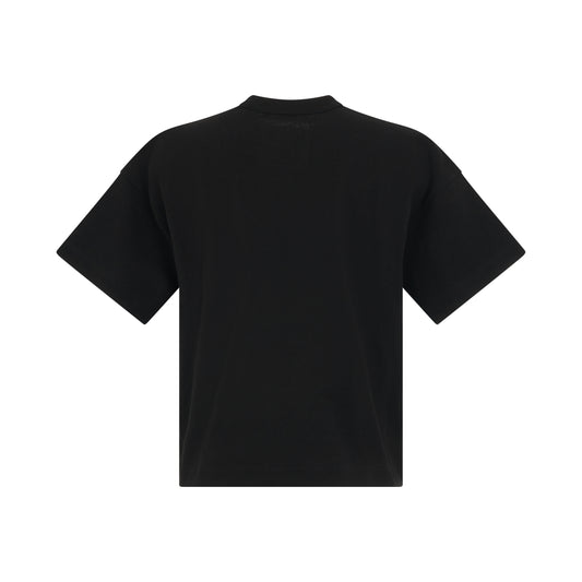 S Cotton Jersey T-Shirt with Pocket in Black