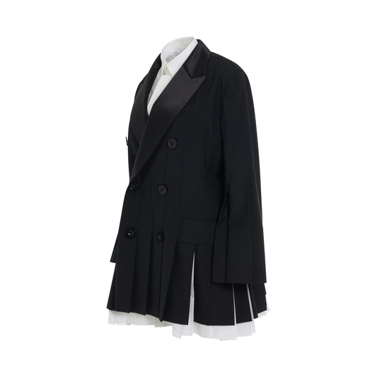 Suiting x Cotton Poplin Jacket in Black