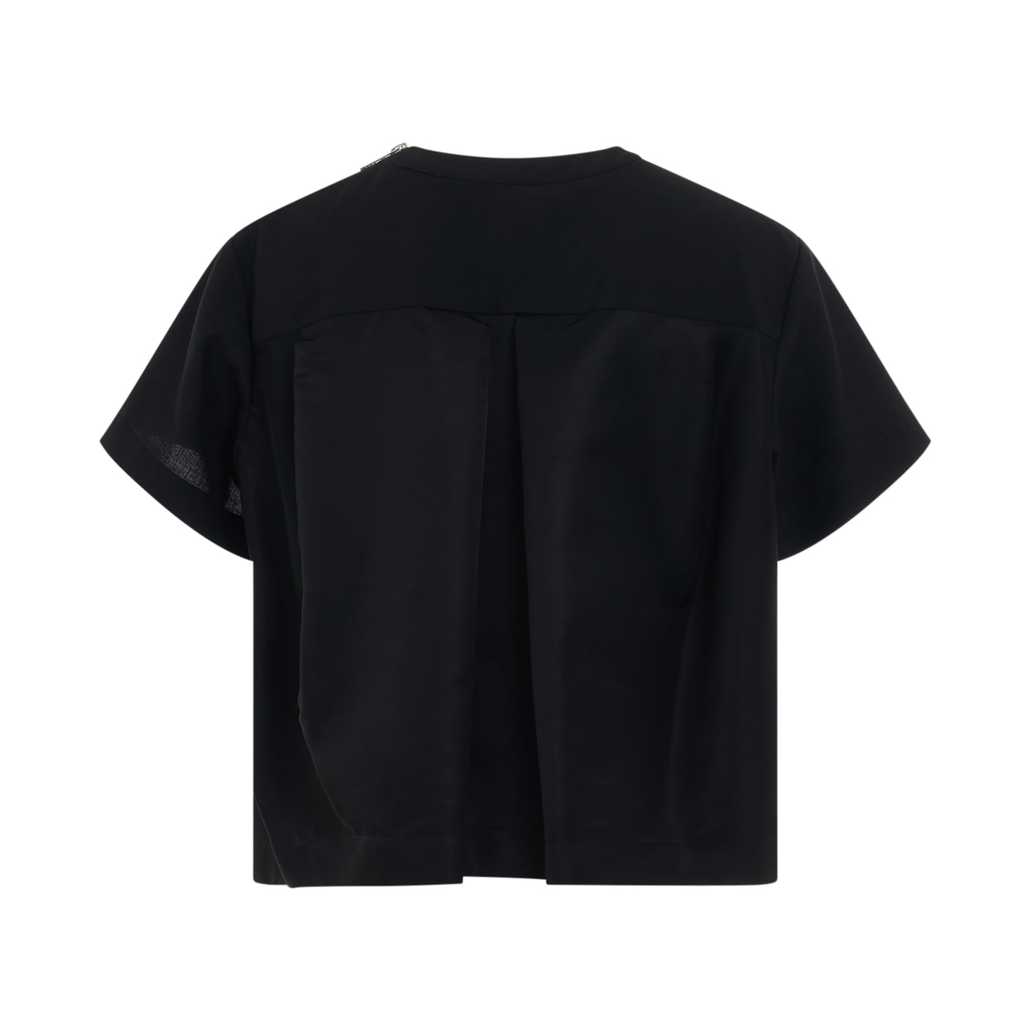 Suiting Mix Pullover in Black