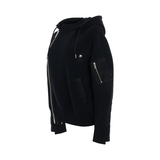 Sponge MA-1 Hoodie in Black