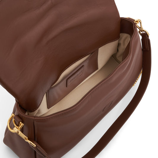 Le Bambimou Leather Bag in Brown