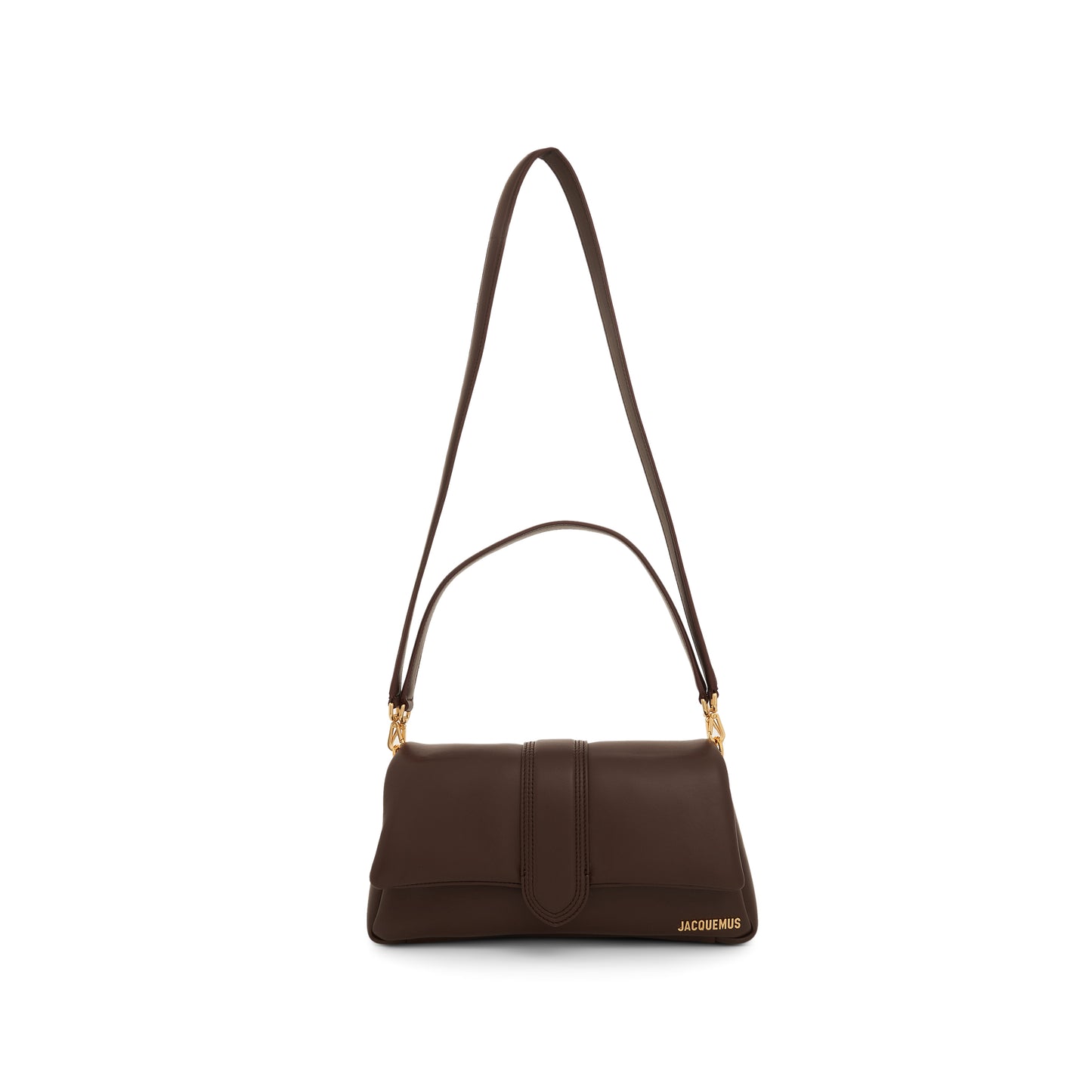 Le Bambimou Leather Bag in Medium Brown