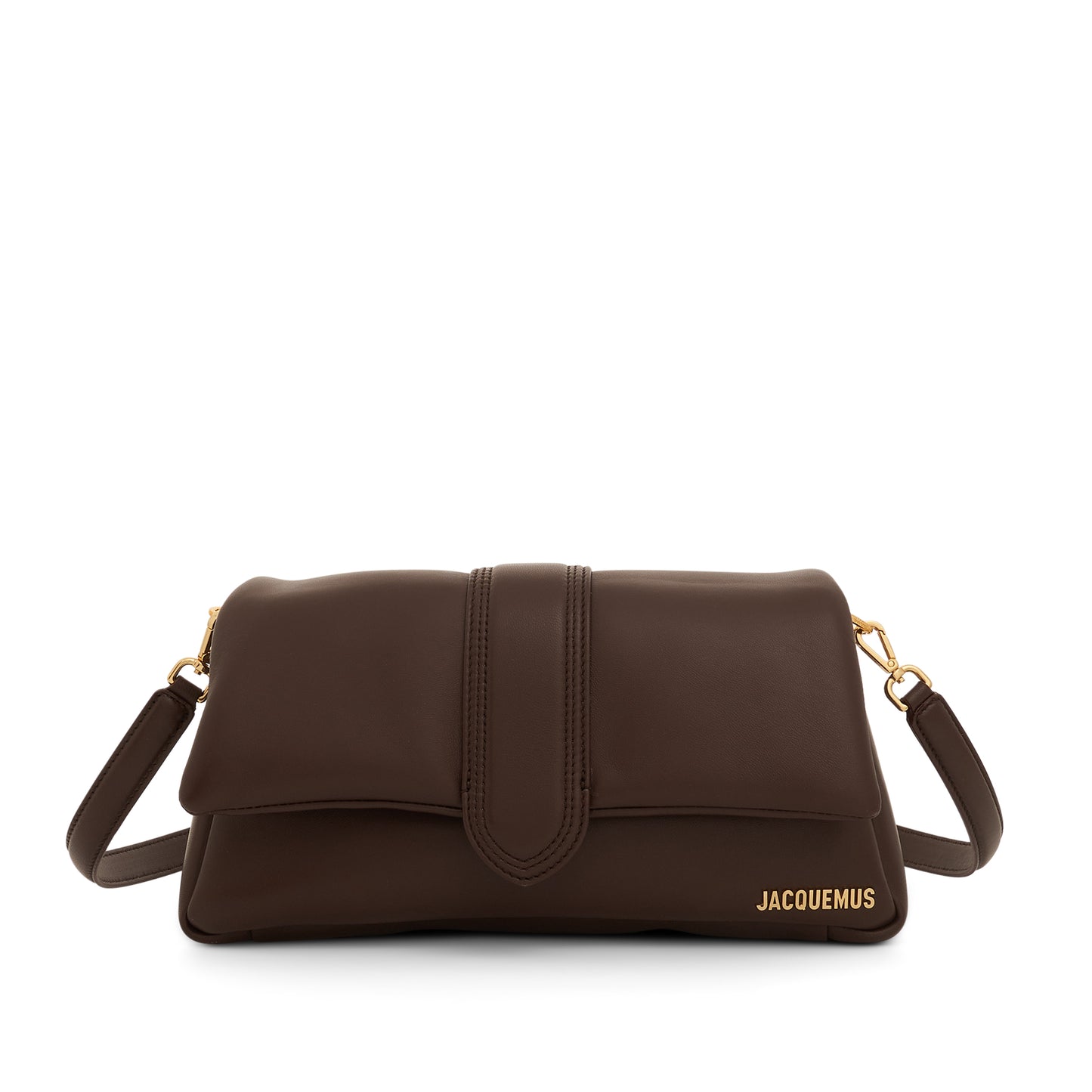 Le Bambimou Leather Bag in Medium Brown