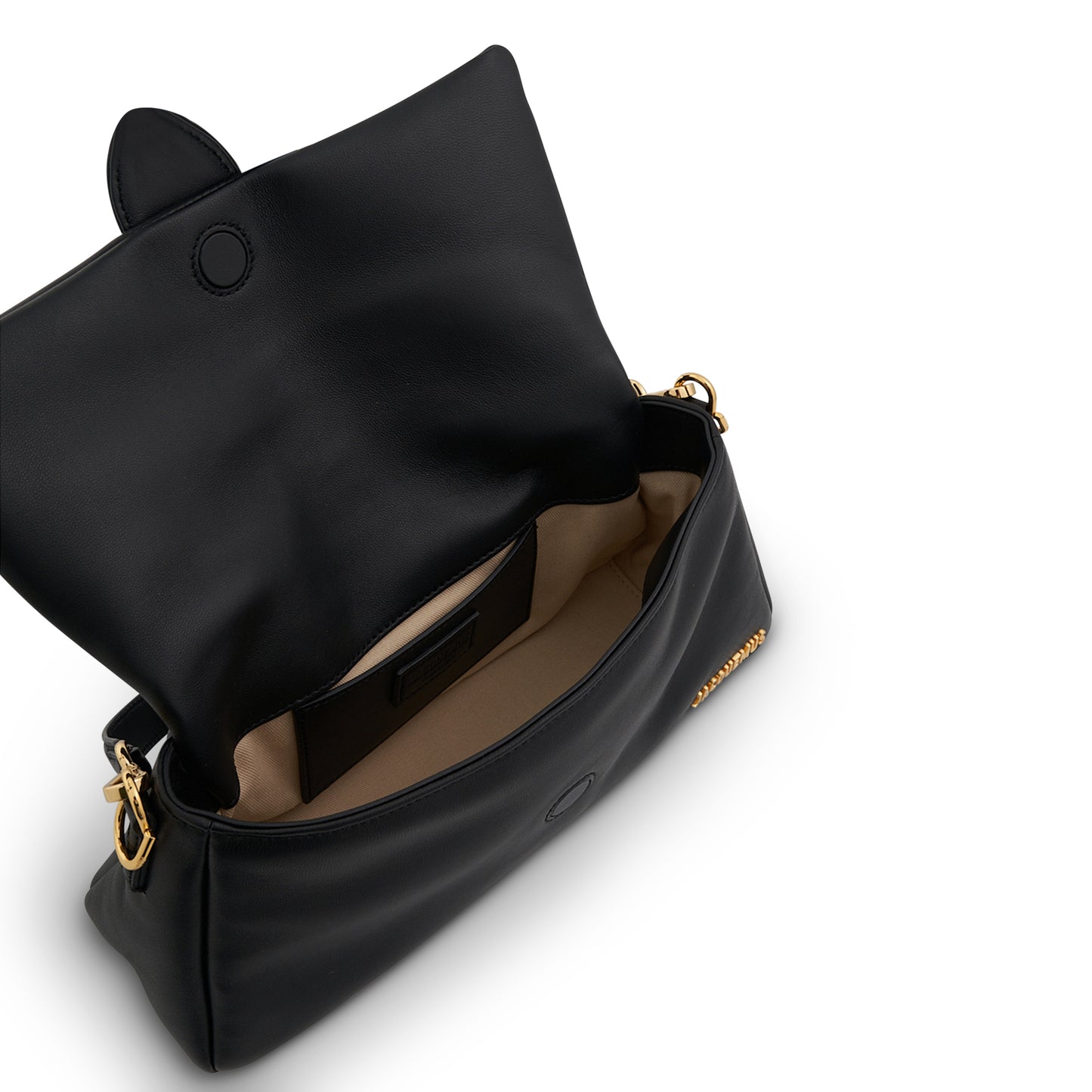 Le Bambimou Leather Bag in Black