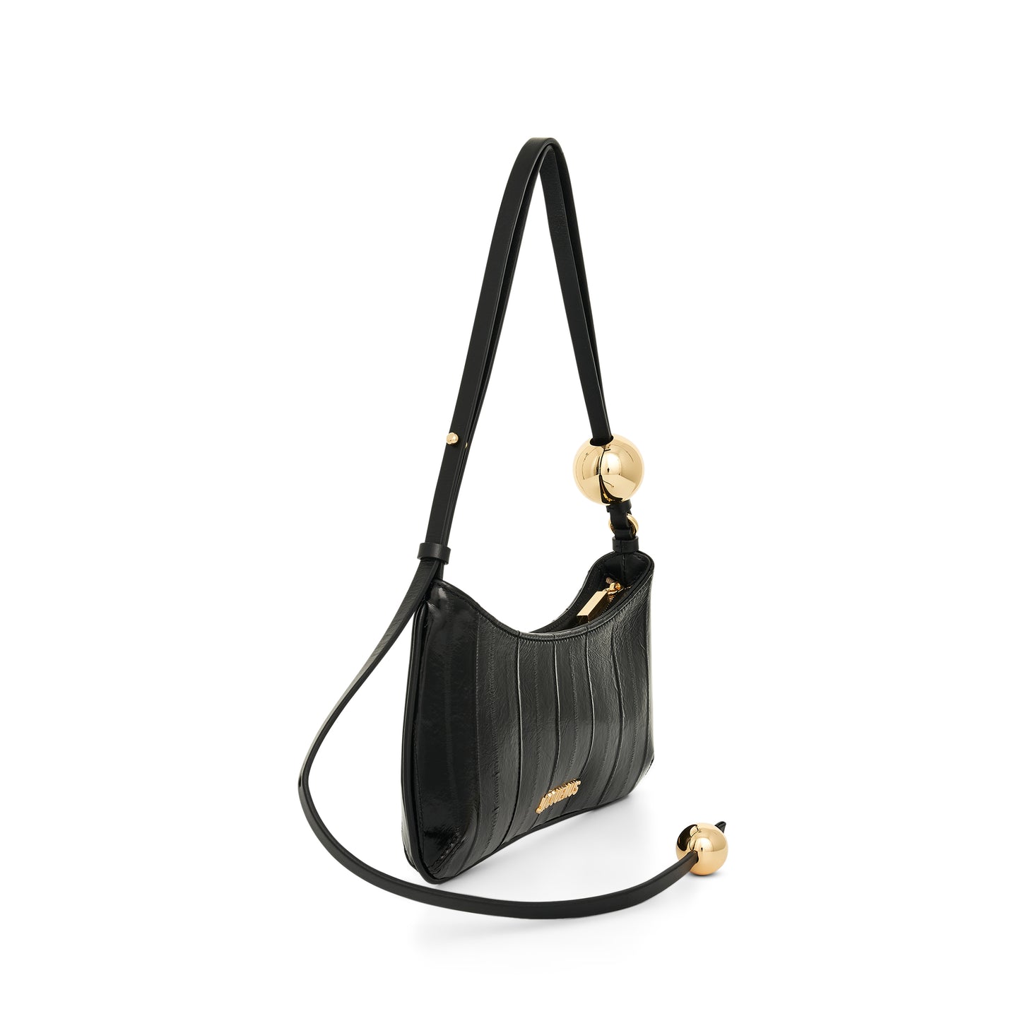 Le Bisou Perle Boucle Leather Bag in Black