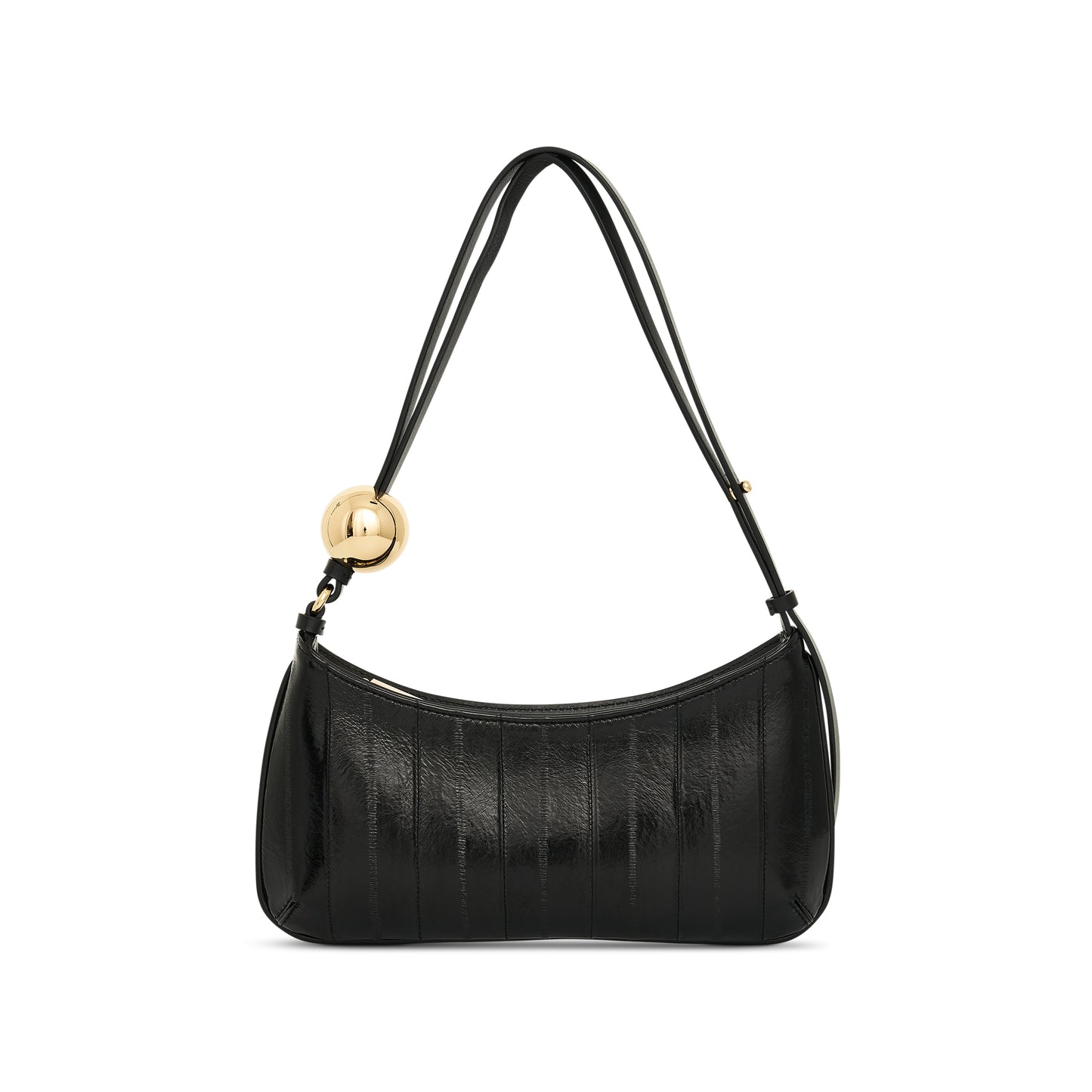 Le Bisou Perle Boucle Leather Bag in Black