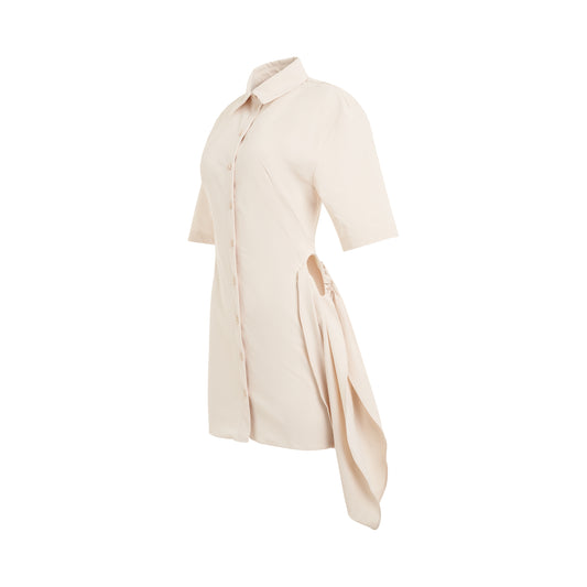 Camisa Dress in Ivory