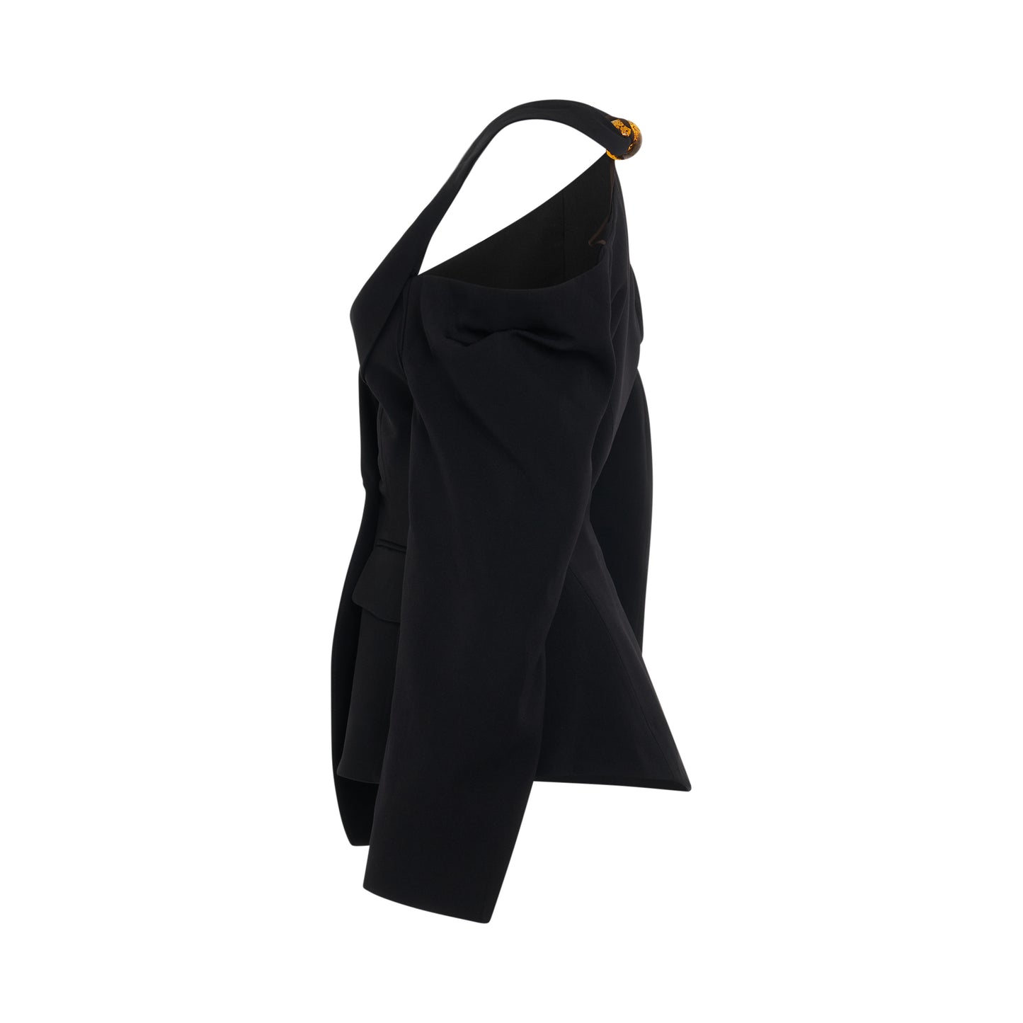 Baska Asymmetric Jacket in Black