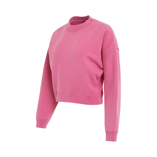 Corto Cropped Sweatshirt in Pink