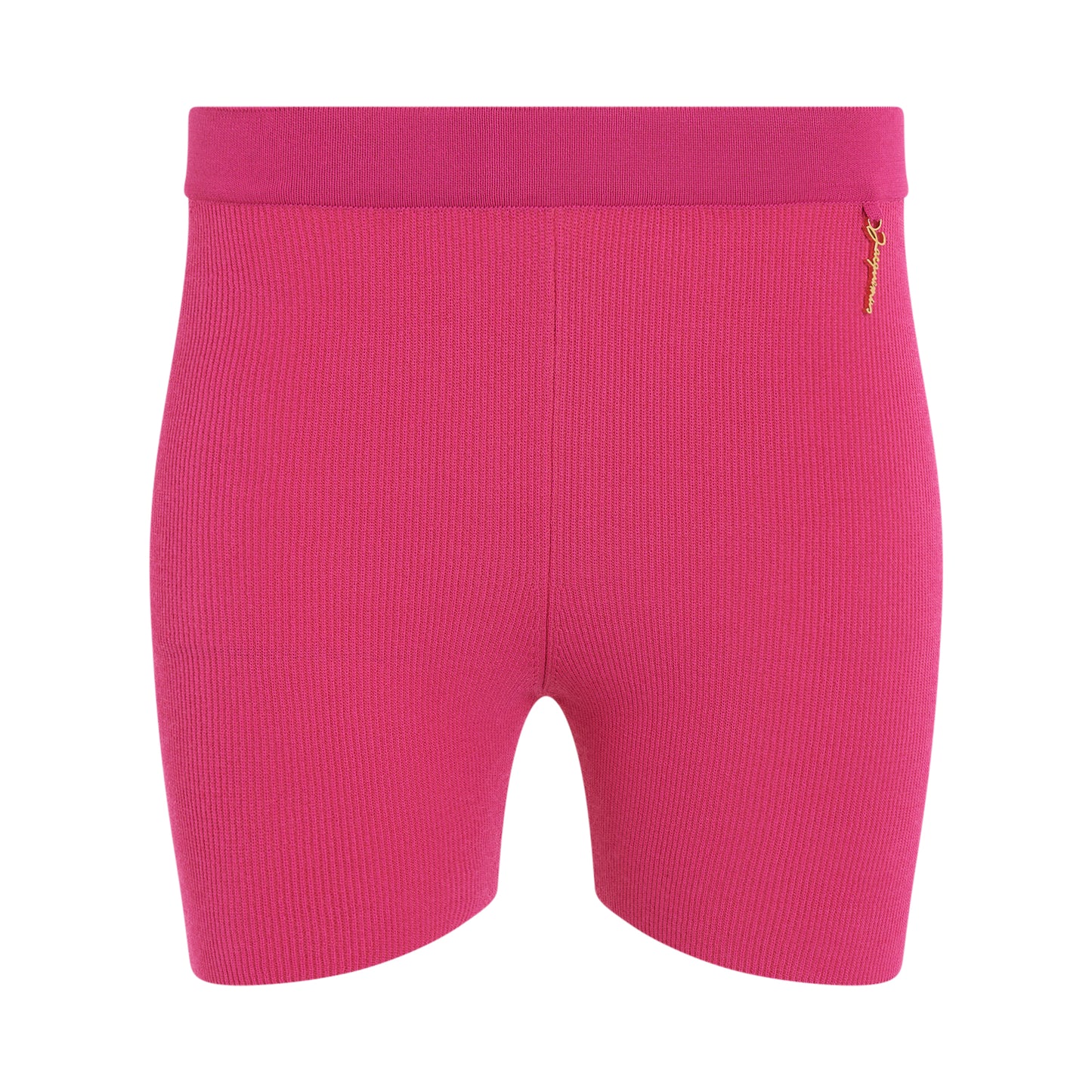 Pralu Charm Logo Knit Short in Pink