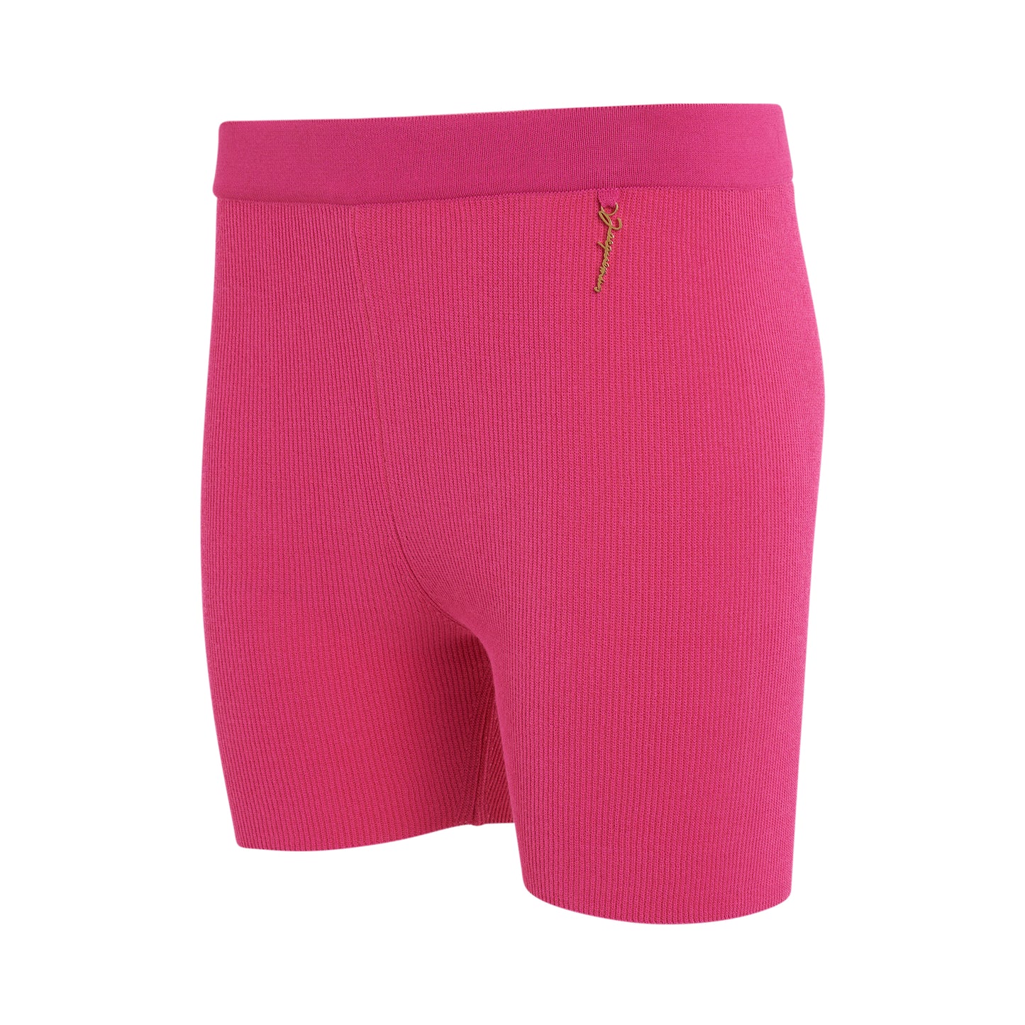 Pralu Charm Logo Knit Short in Pink