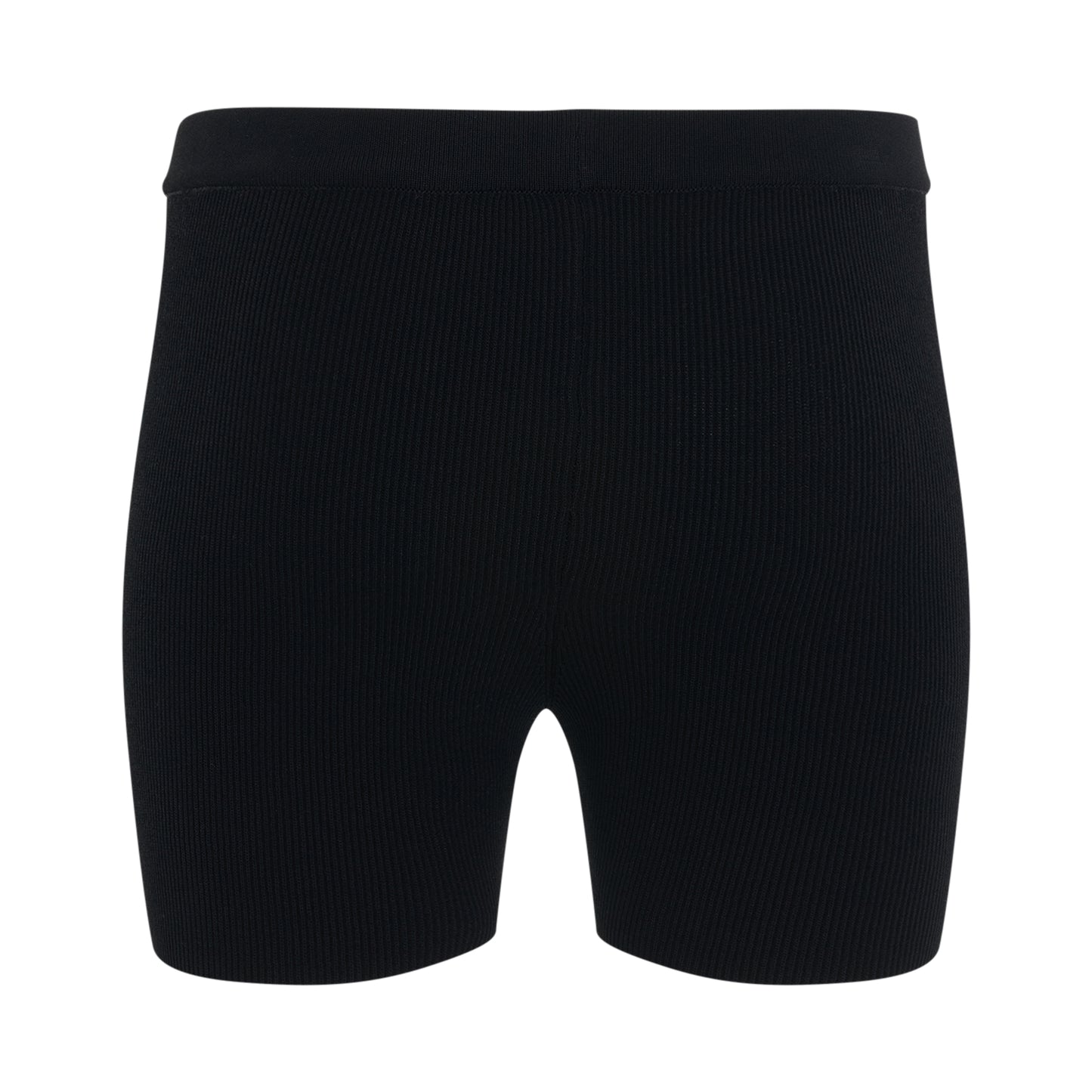 Pralu Charm Logo Knit Short in Black