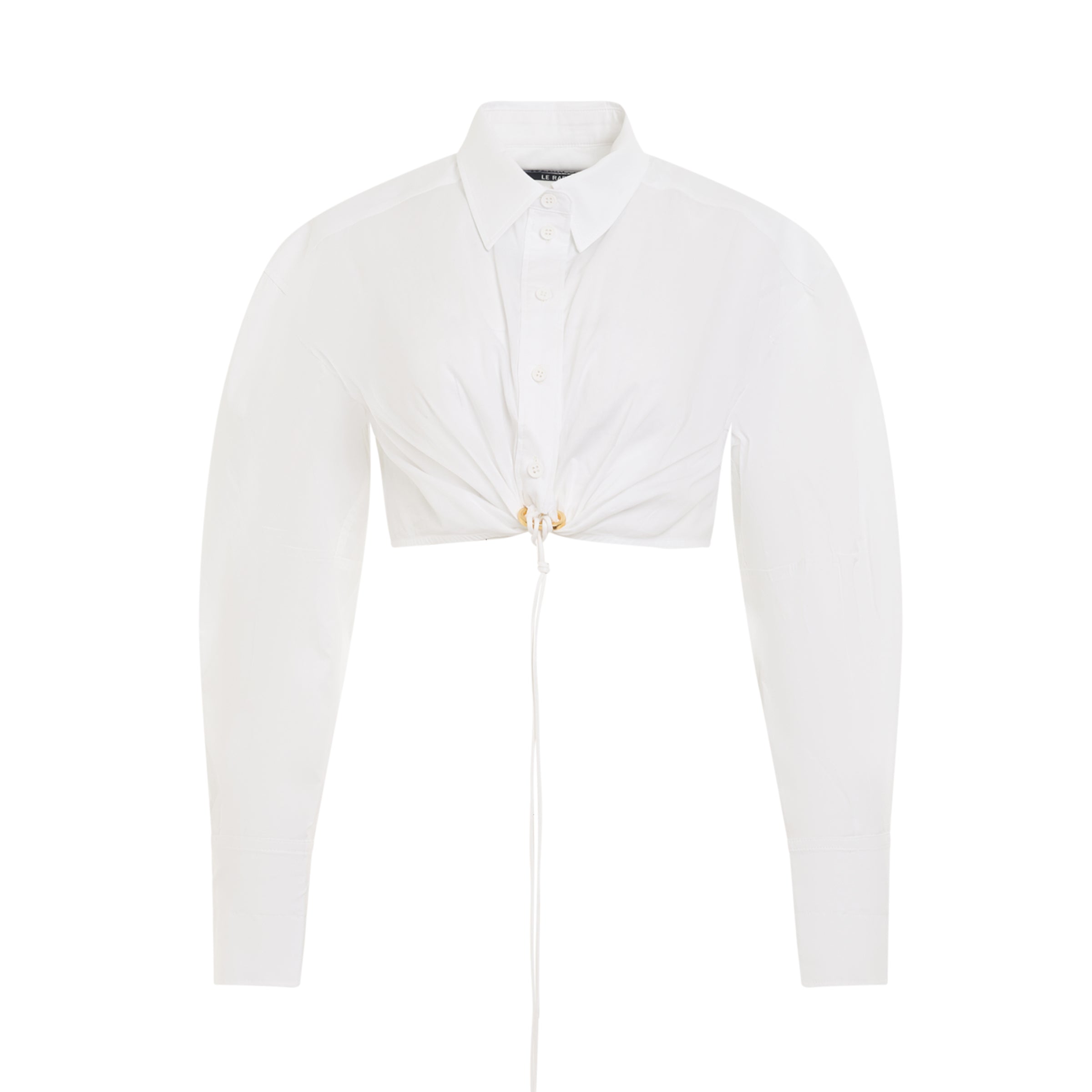 Plidao Crop Shirt in White