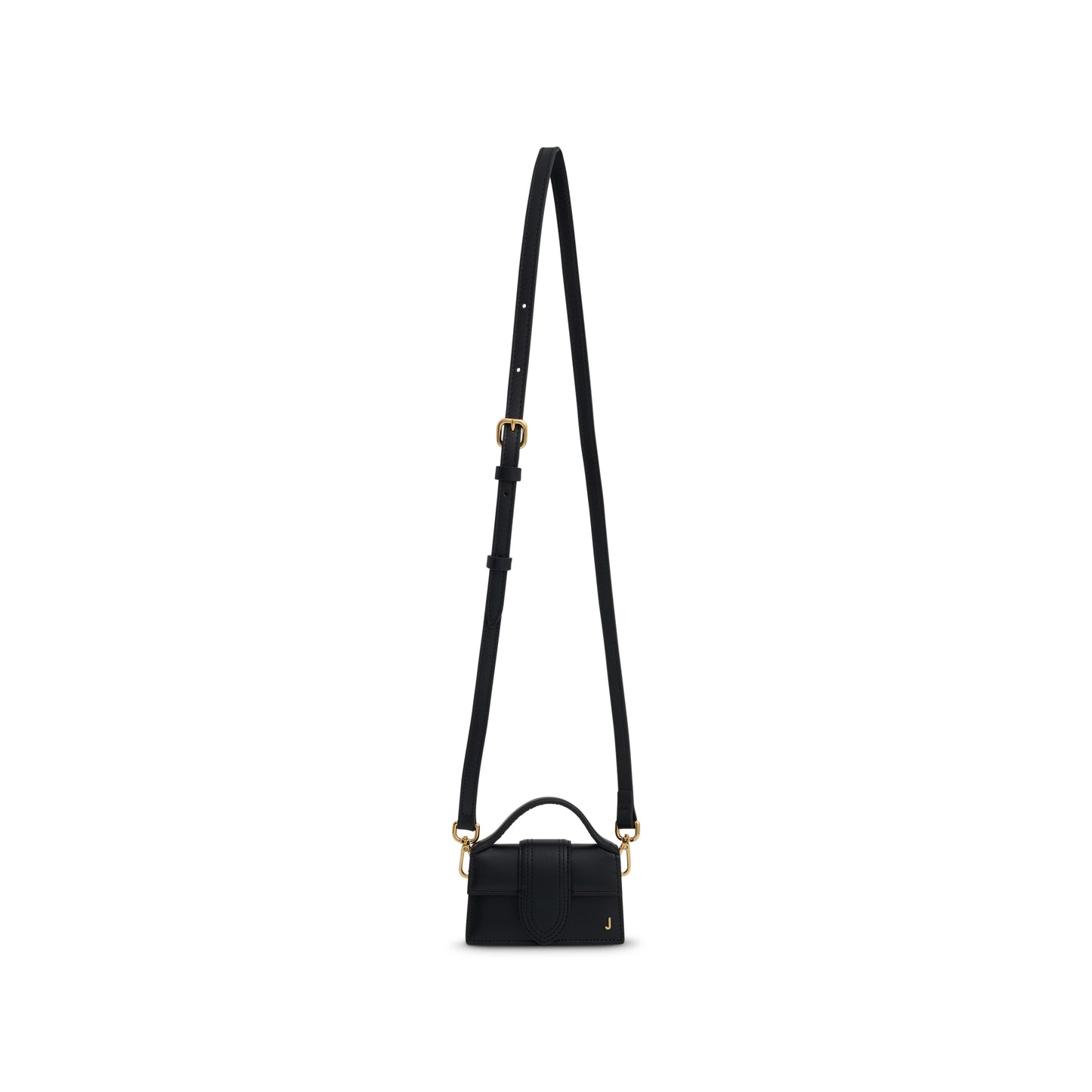 Le Petit Bambino Leather Bag in Black