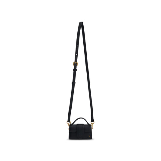 Le Petit Bambino Leather Bag in Black