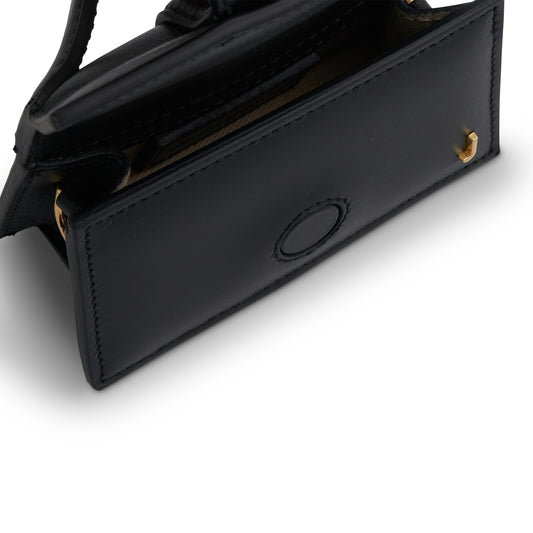 Le Petit Bambino Leather Bag in Black