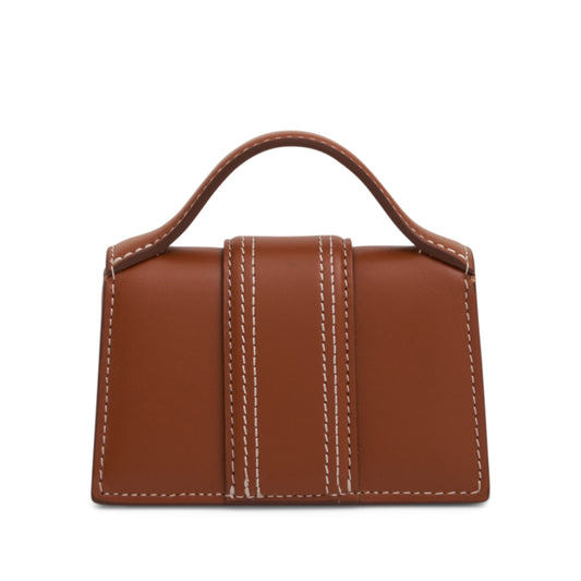 Le Petit Bambino Leather Bag in Light Brown