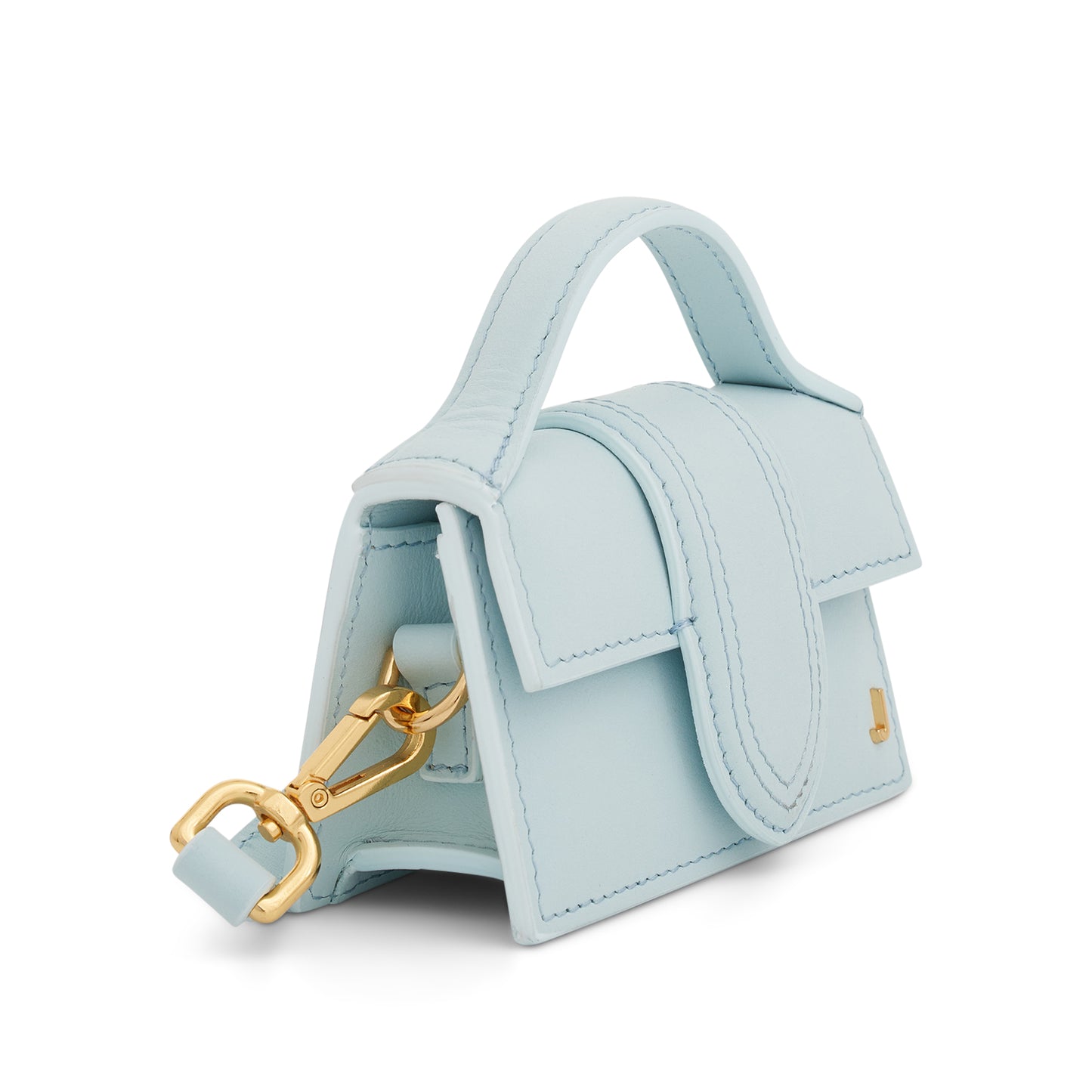 Le Petit Bambino Leather Bag in Pale Blue