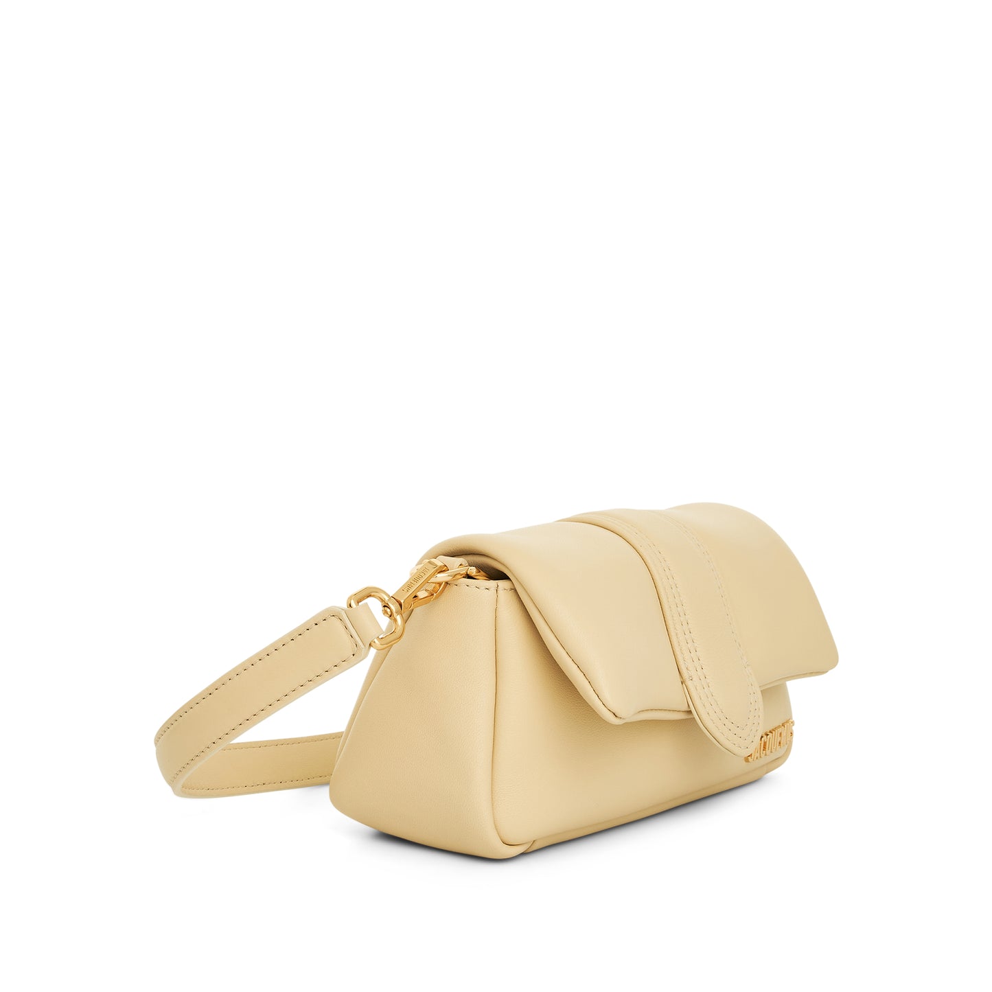 Le Petit Bambimou Leather Bag in Ivory