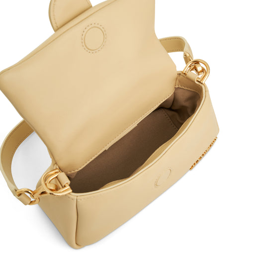 Le Petit Bambimou Leather Bag in Ivory