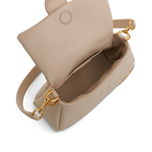 Le Petit Bambimou Leather Bag in Light Beige