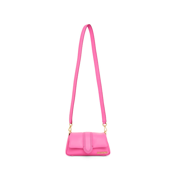 JACQUEMUS Le Petit Bambimou Leather Bag in Neon Pink MARAIS