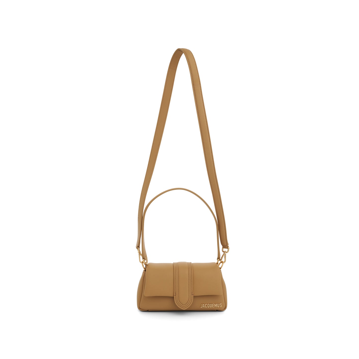 Le Petit Bambimou Leather Bag in Camel