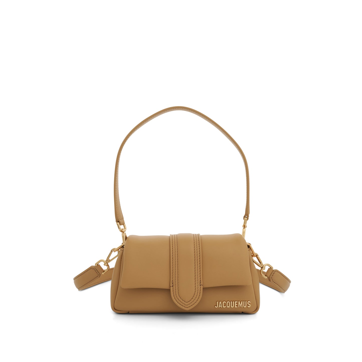 Le Petit Bambimou Leather Bag in Camel