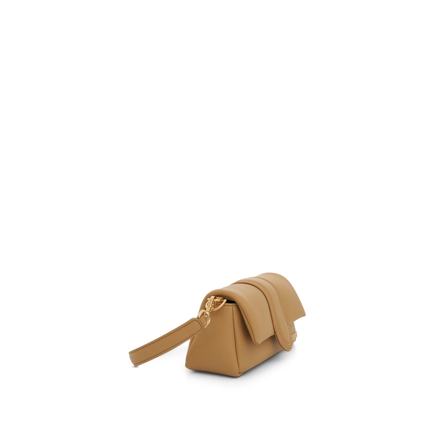 Le Petit Bambimou Leather Bag in Camel