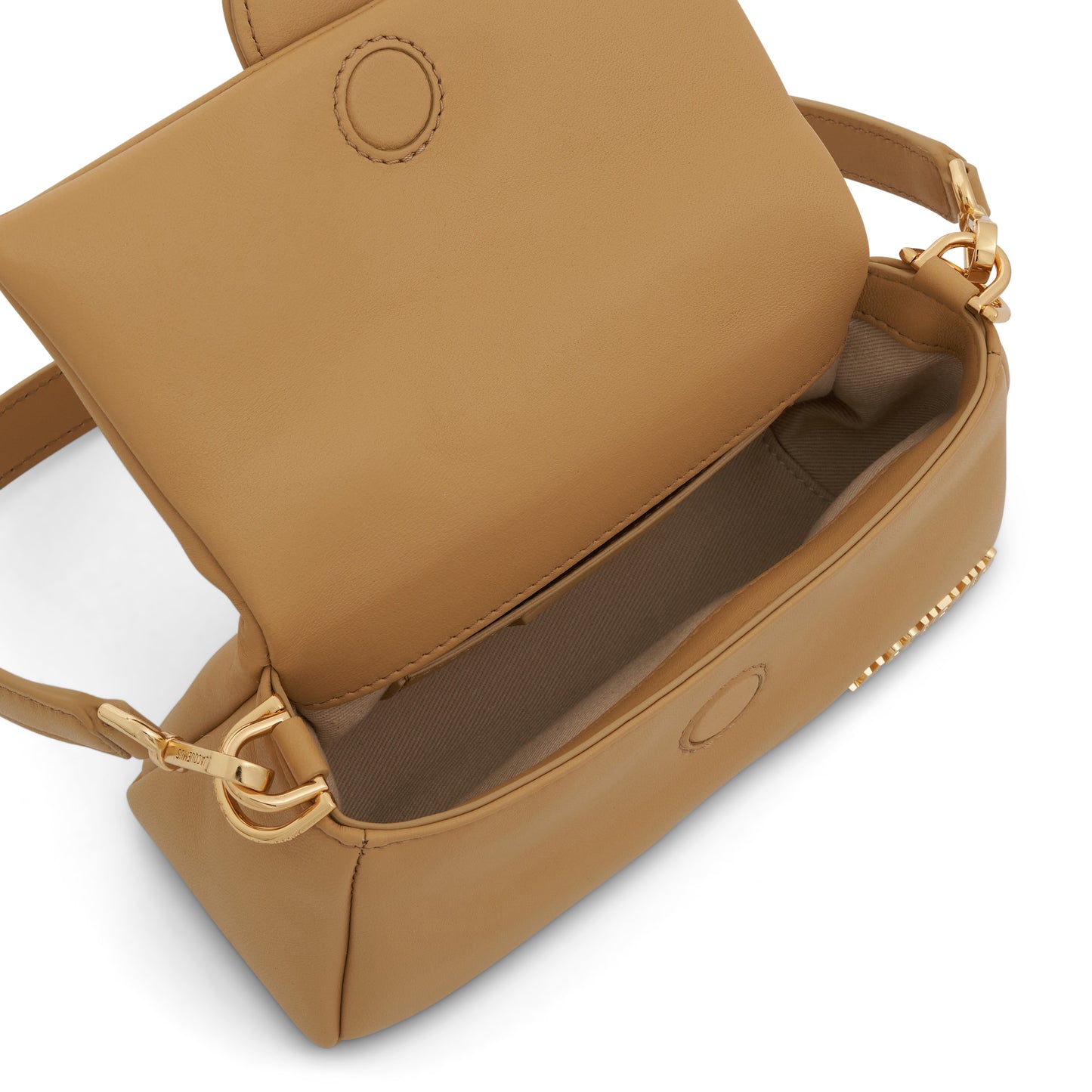 Le Petit Bambimou Leather Bag in Camel