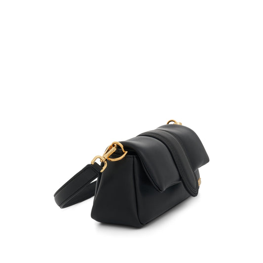 Le Petit Bambimou Leather Bag in Black