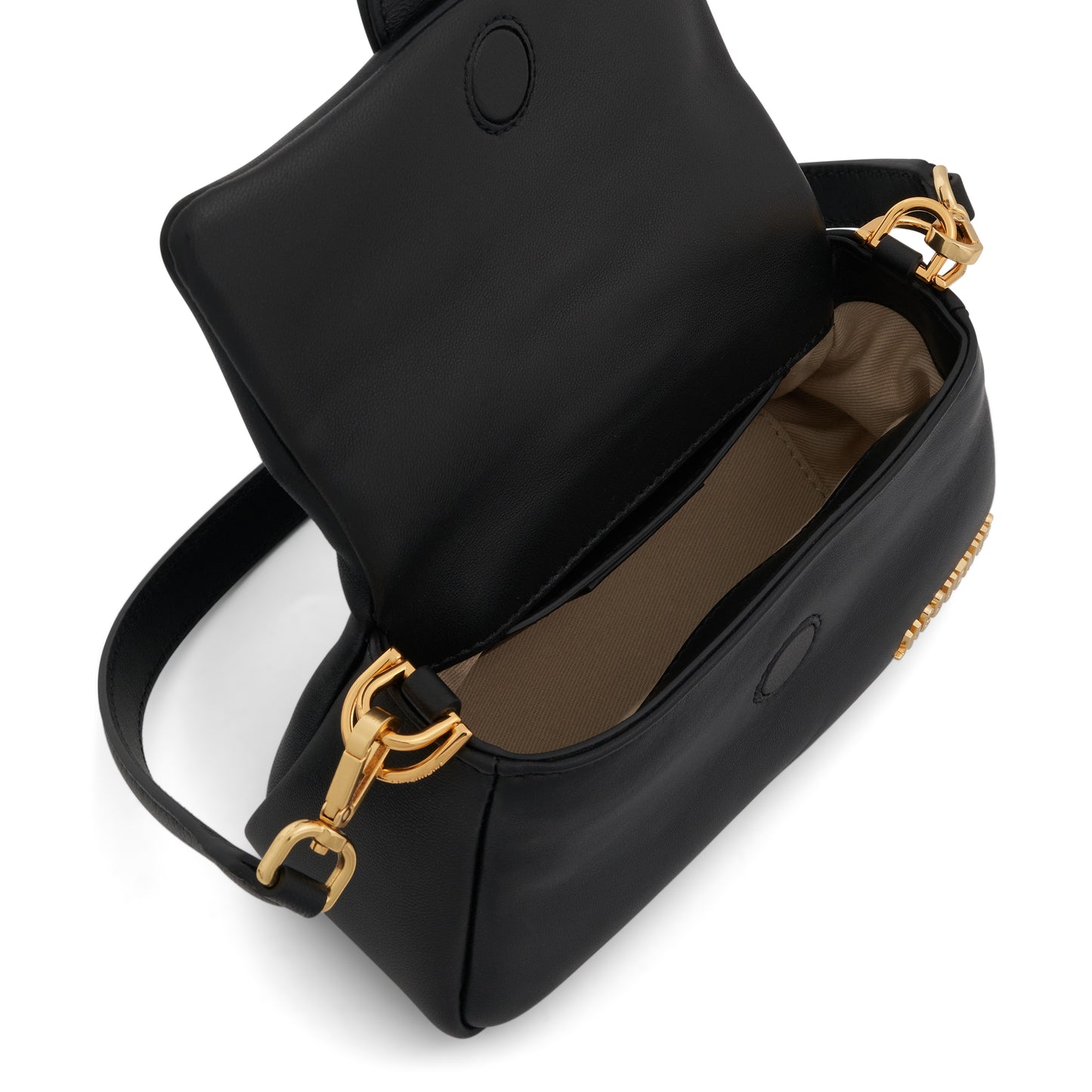 Le Petit Bambimou Leather Bag in Black