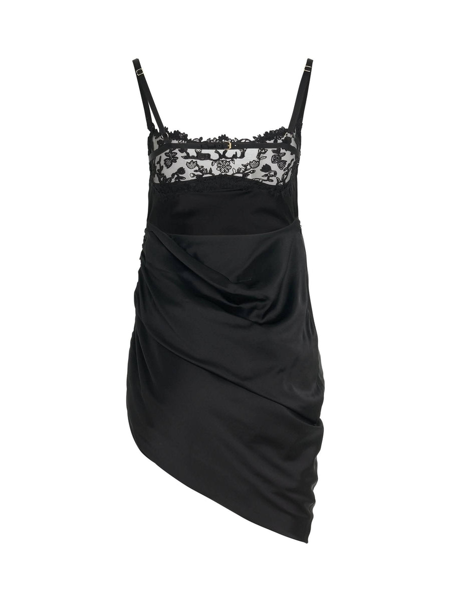 Brodee Lingerine Dress in Black
