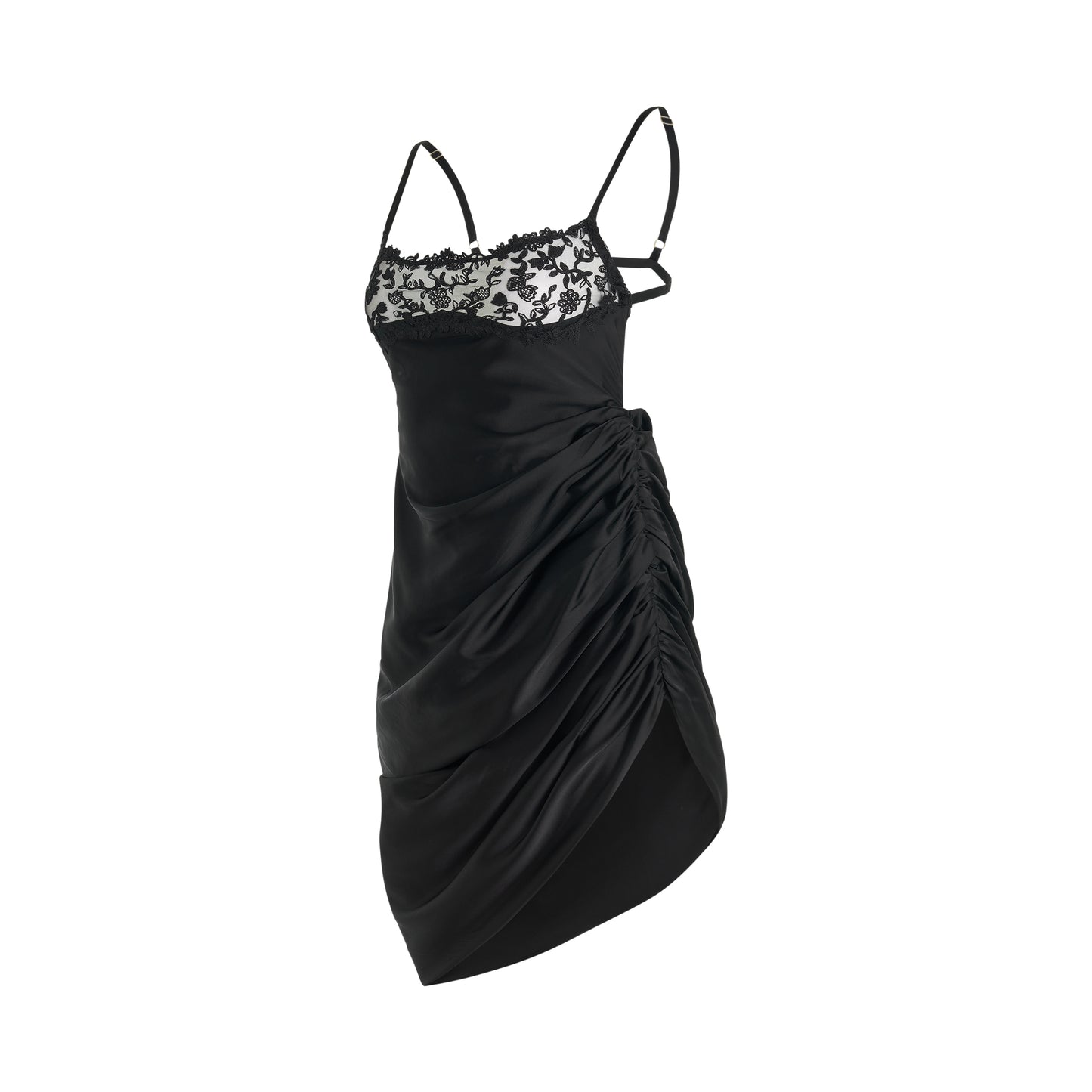 Brodee Lingerine Dress in Black