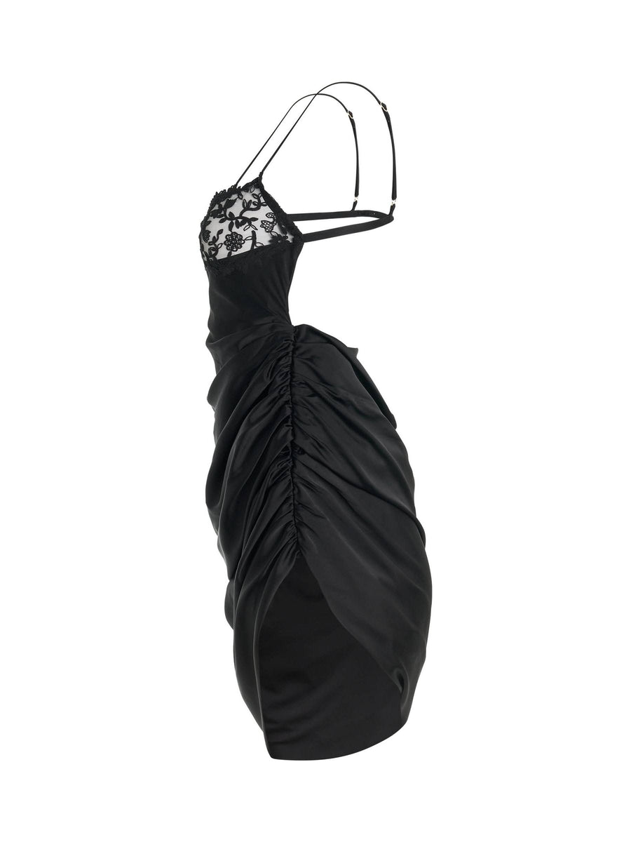 Brodee Lingerine Dress in Black