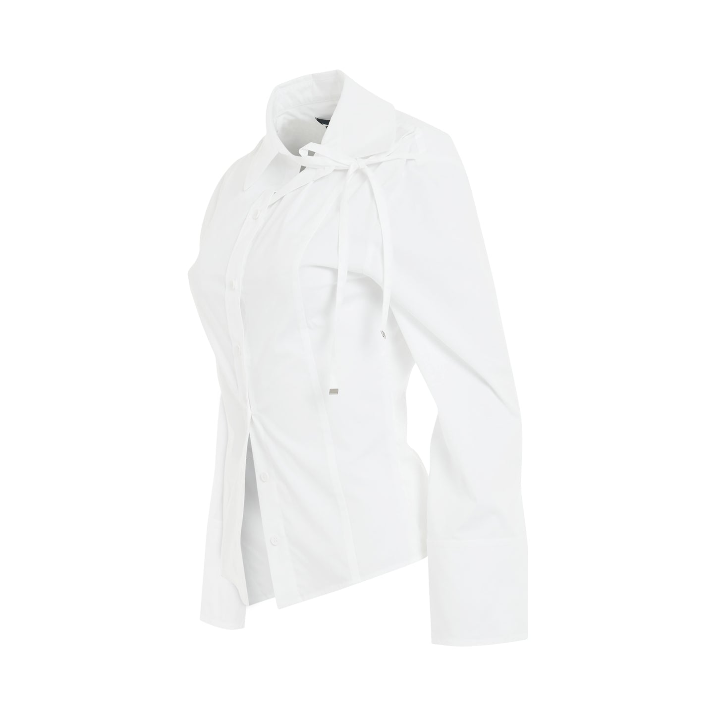 Ruban Ribbon Shirt in White