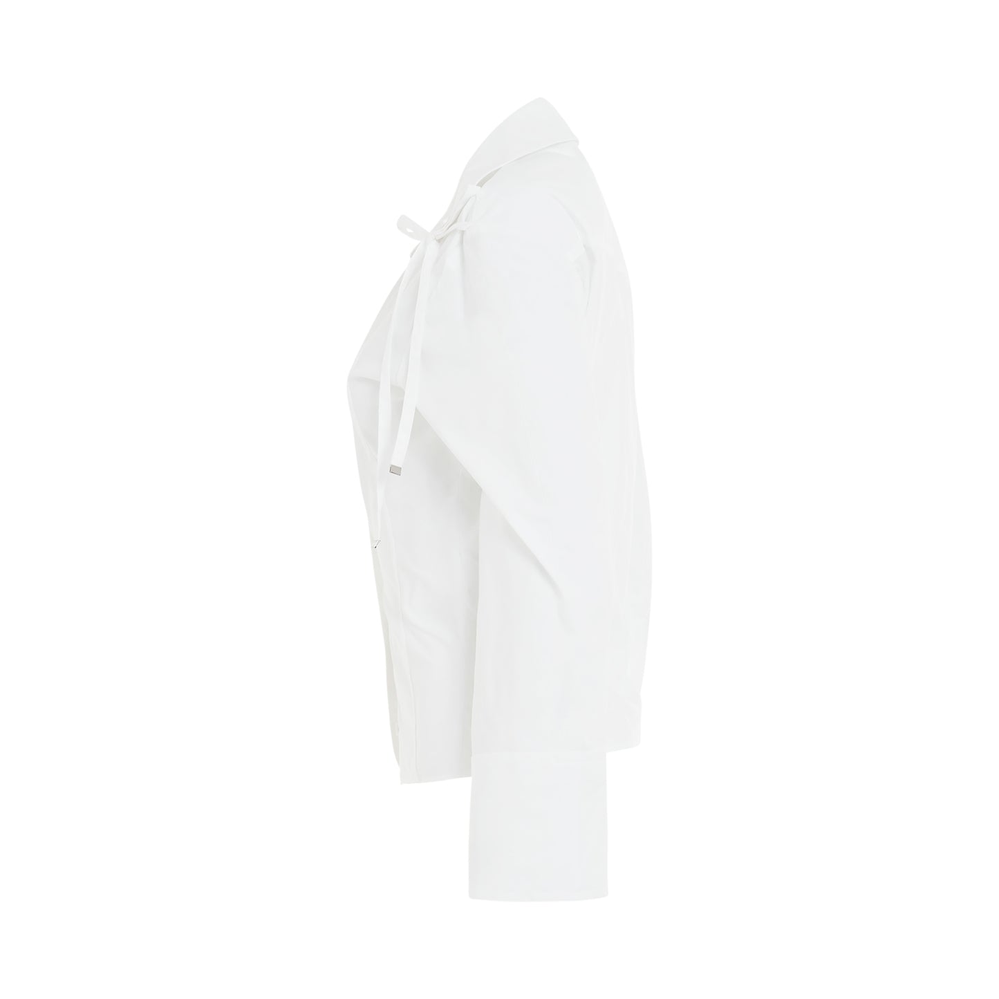 Ruban Ribbon Shirt in White