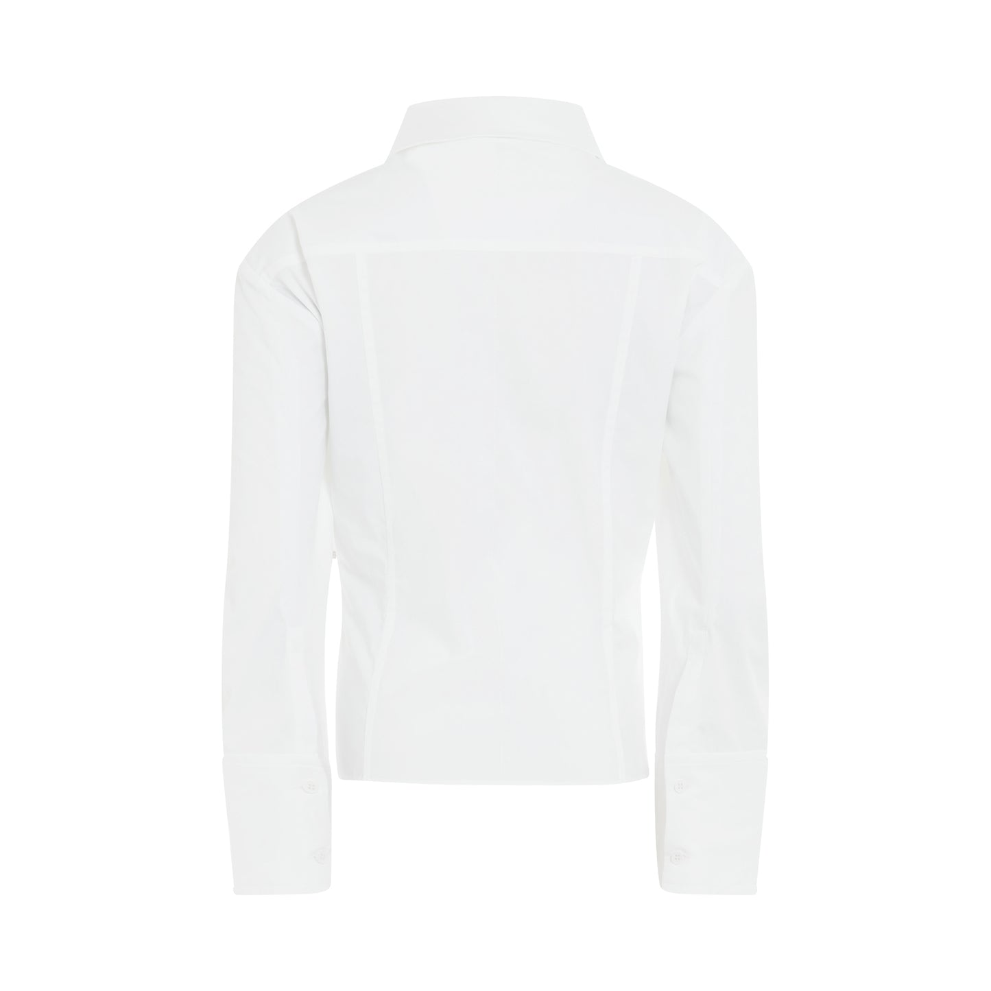 Ruban Ribbon Shirt in White