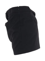Bahia Twist Mini Skirt in Black