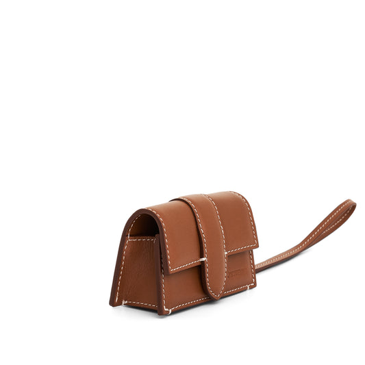 Le Porte Bambino Leather Pouch in Light Brown 2