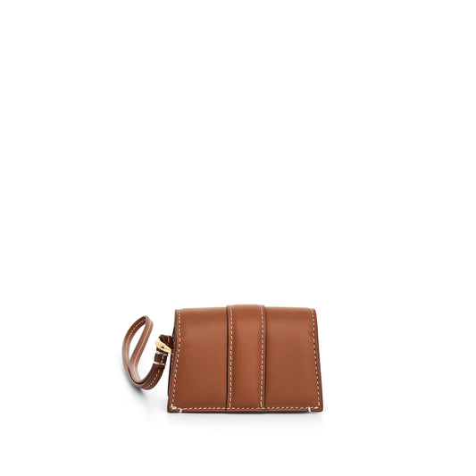 Le Porte Bambino Leather Pouch in Light Brown 2