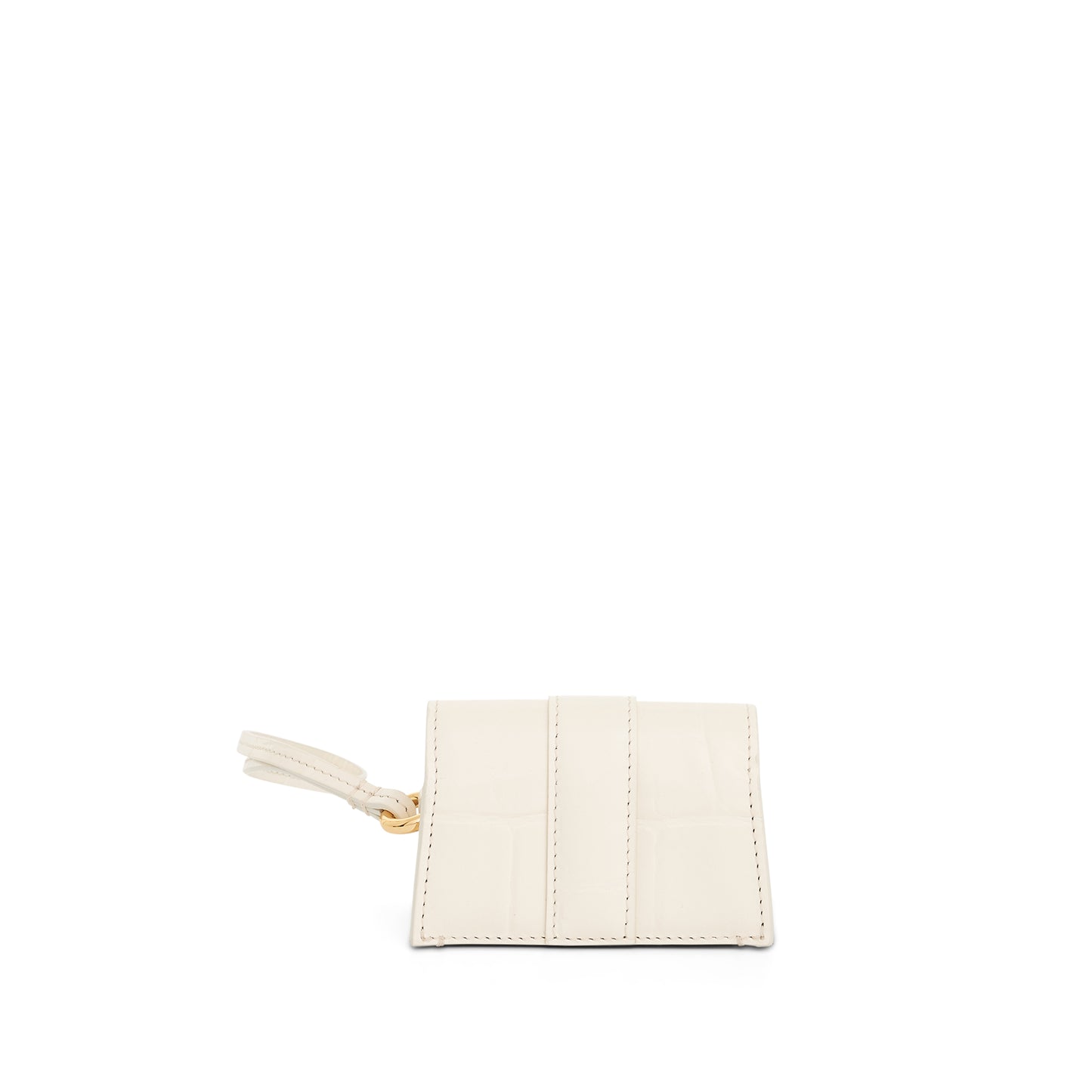 Le Porte Bambino Leather Pouch in Light Ivory