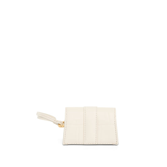 Le Porte Bambino Leather Pouch in Light Ivory