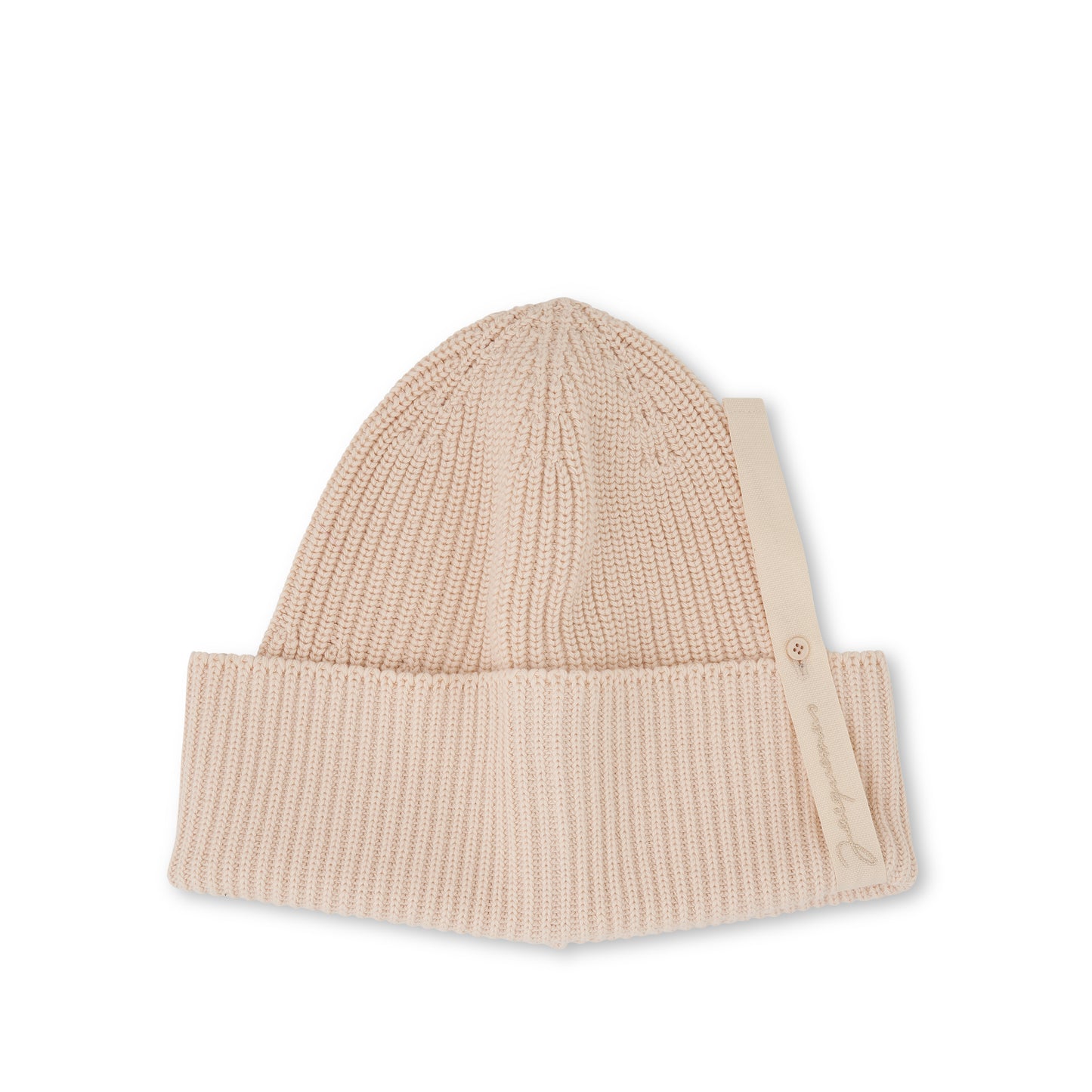 Pipa Ribbed Beanie in Beige